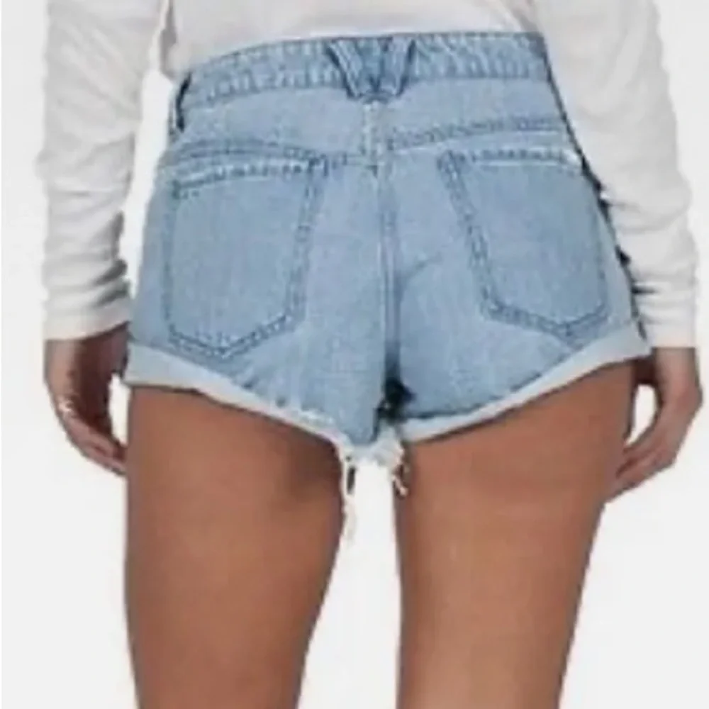 Volcom Stoned Rolled Jean Shorts Size 28/7 Cotton Festival Summer Beach Surf